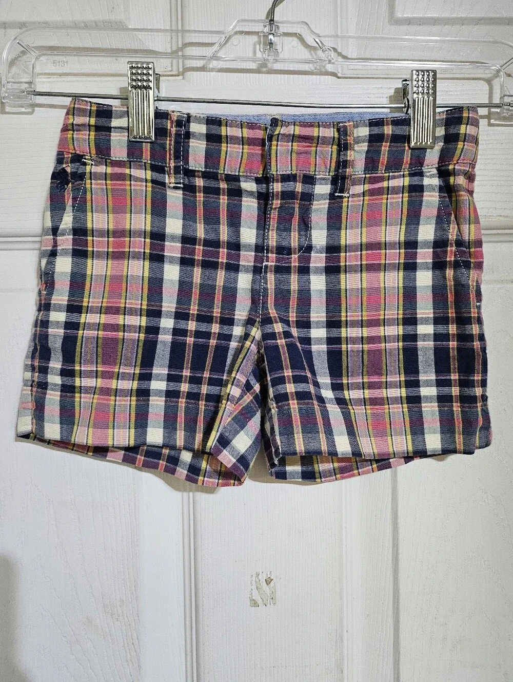 RALPH LAUREN LITTLE GIRLS CLASSIC PLAID SHORTS SIZE 5